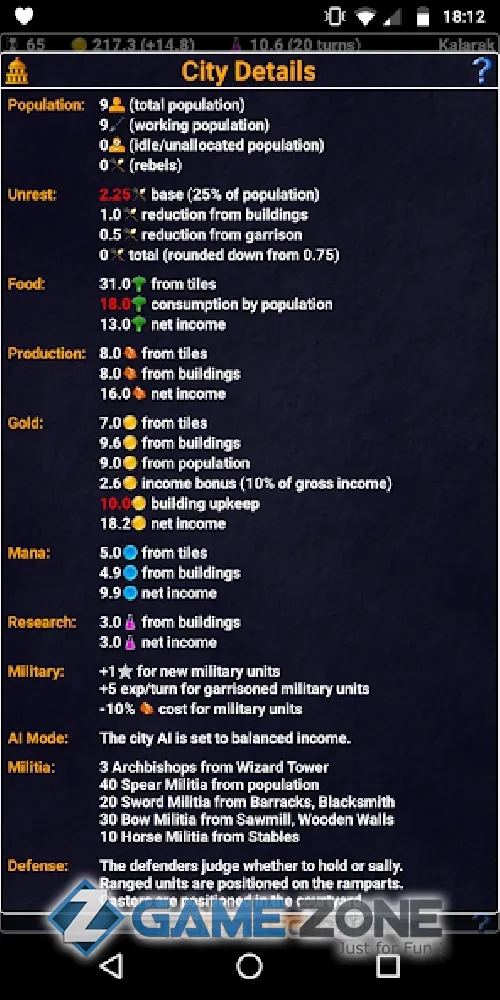 صورة من لعبة Wizard Warfare