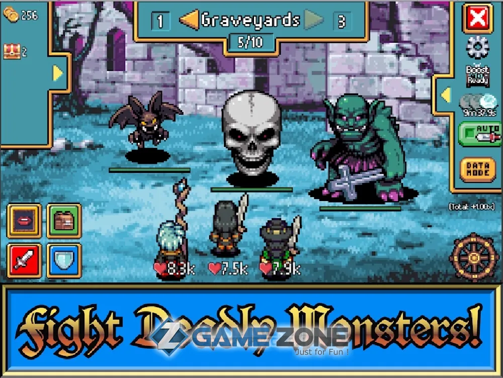 صورة من لعبة Wizard Wheel 2: Idle RPG [Много денег]