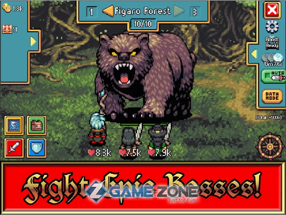 صورة من لعبة Wizard Wheel 2: Idle RPG [Много денег]