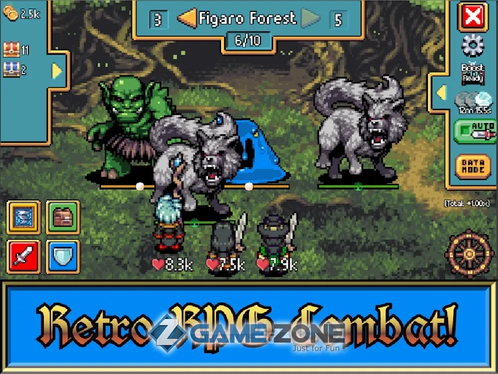 صورة من لعبة Wizard Wheel 2: Idle RPG [Много денег]
