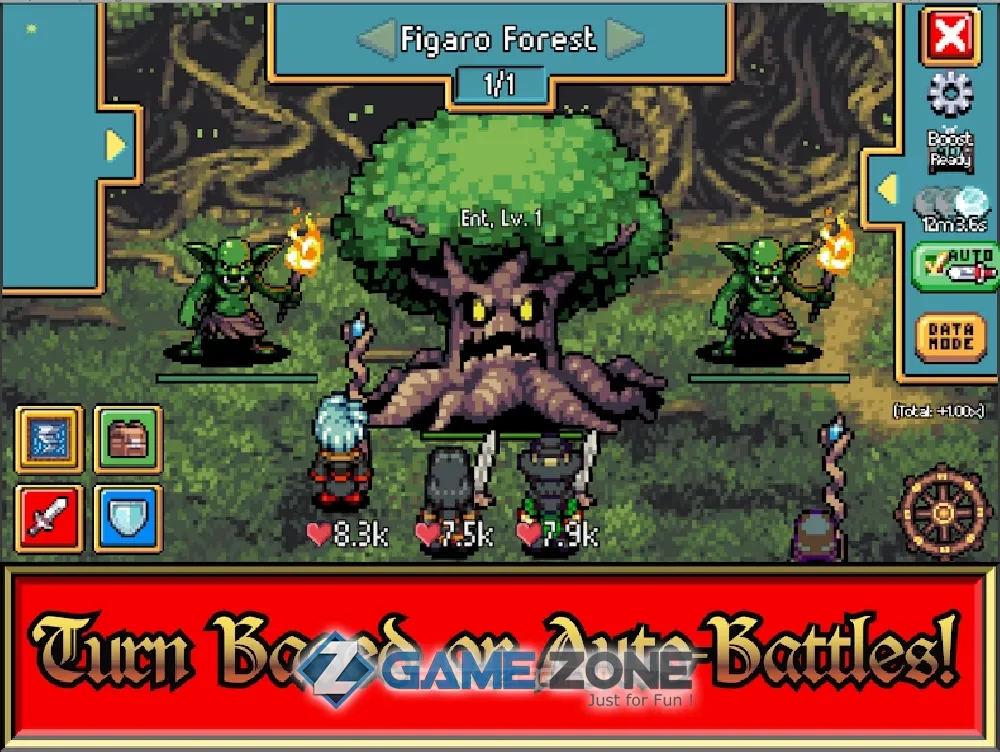 صورة من لعبة Wizard Wheel 2: Idle RPG [Много денег]