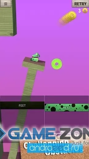 صورة من لعبة Wobble Frog Adventures [Без рекламы]