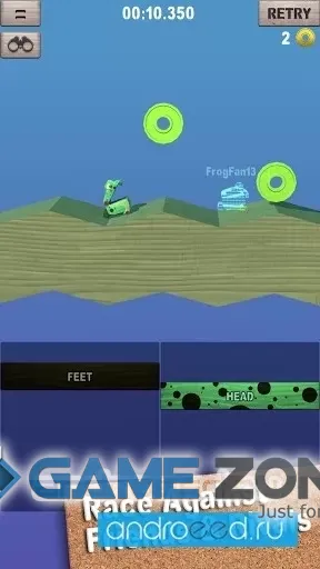 صورة من لعبة Wobble Frog Adventures [Без рекламы]