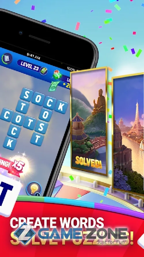 صورة من لعبة Words of Fortune Word Games Crosswords Puzzles