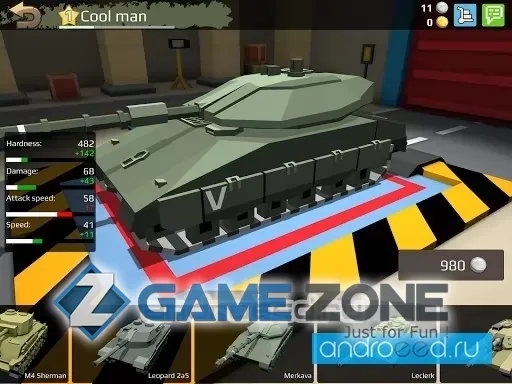 صورة من لعبة World Of Cartoon Tanks