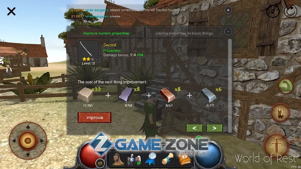 صورة من لعبة World Of Rest Online RPG