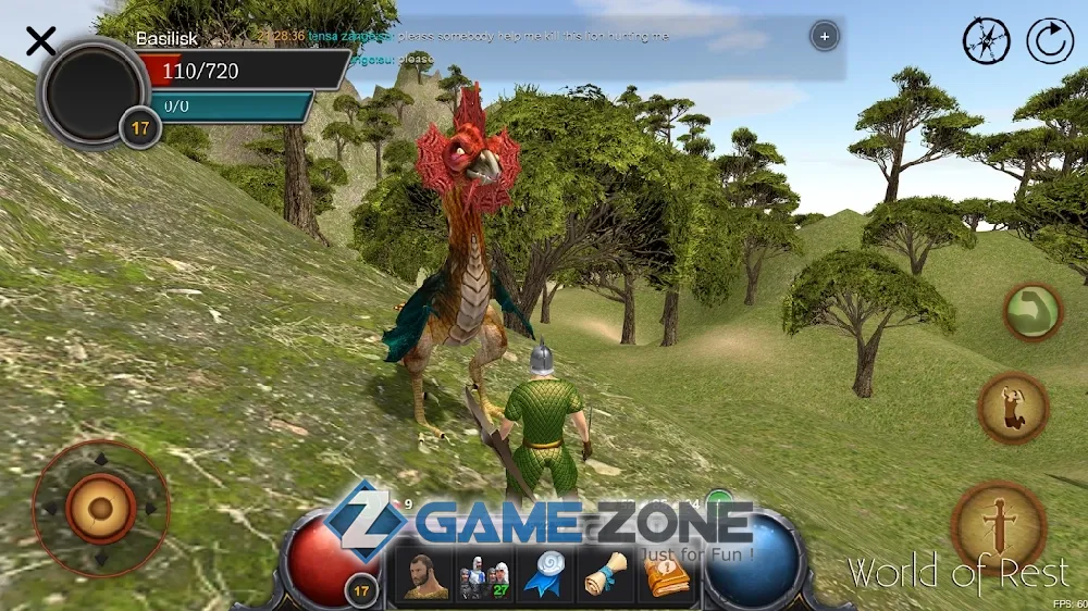صورة من لعبة World Of Rest Online RPG