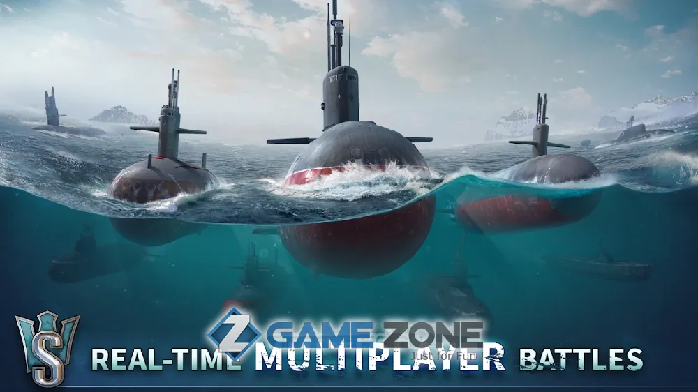 صورة من لعبة WORLD of SUBMARINES: Navy Shooter 3D War Game [Mod Menu]
