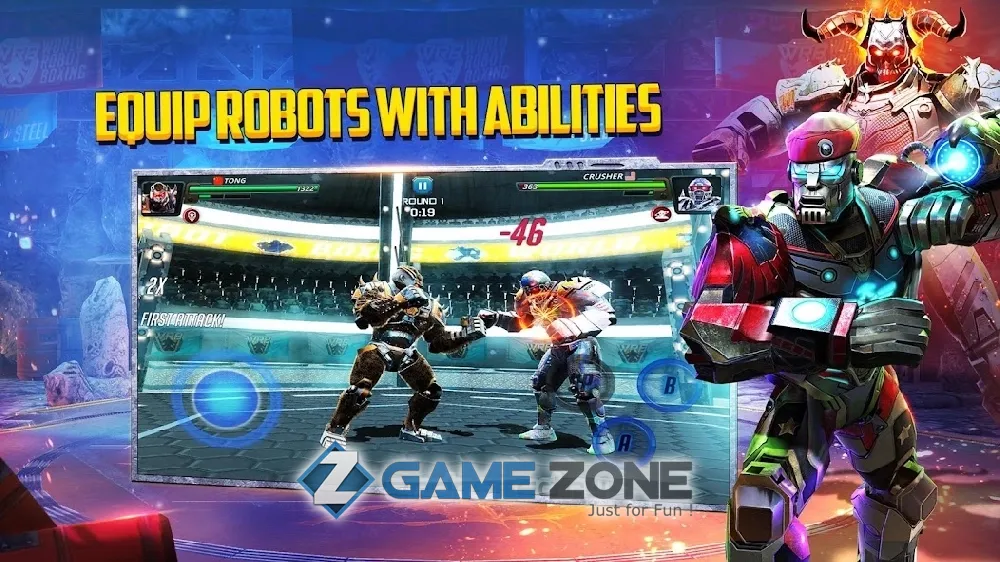 صورة من لعبة World Robot Boxing 2
