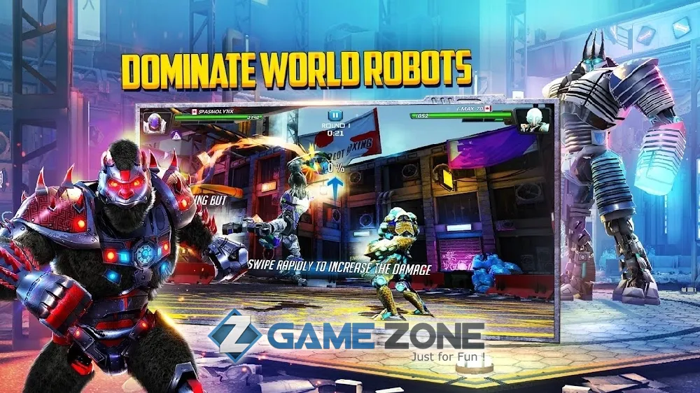 صورة من لعبة World Robot Boxing 2