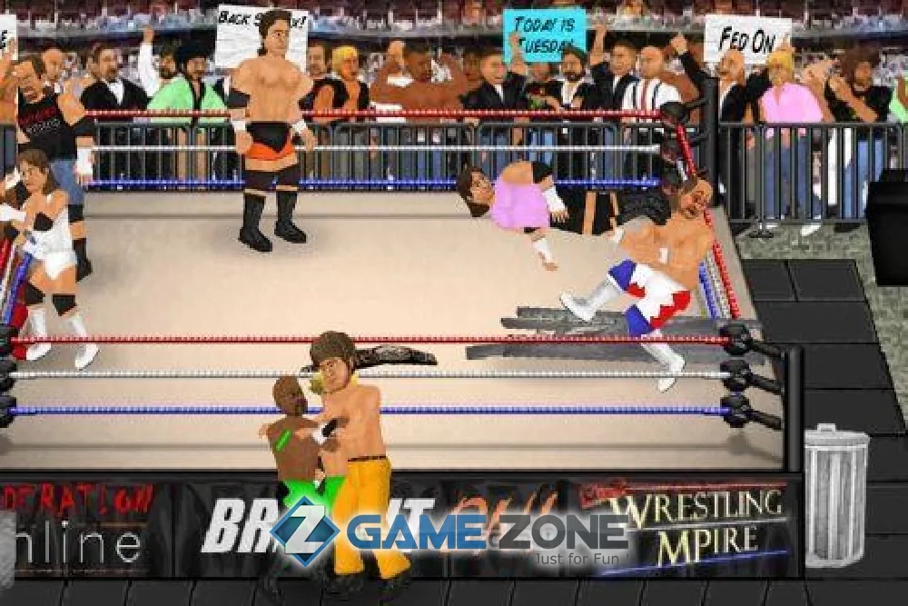 صورة من لعبة Wrestling Revolution