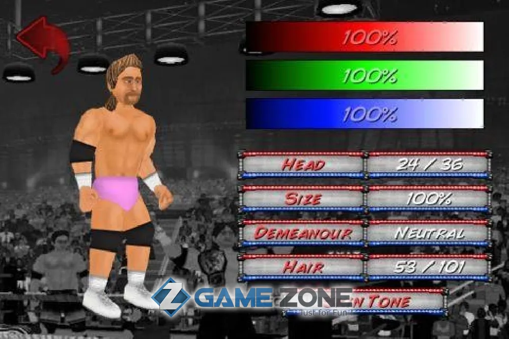 صورة من لعبة Wrestling Revolution