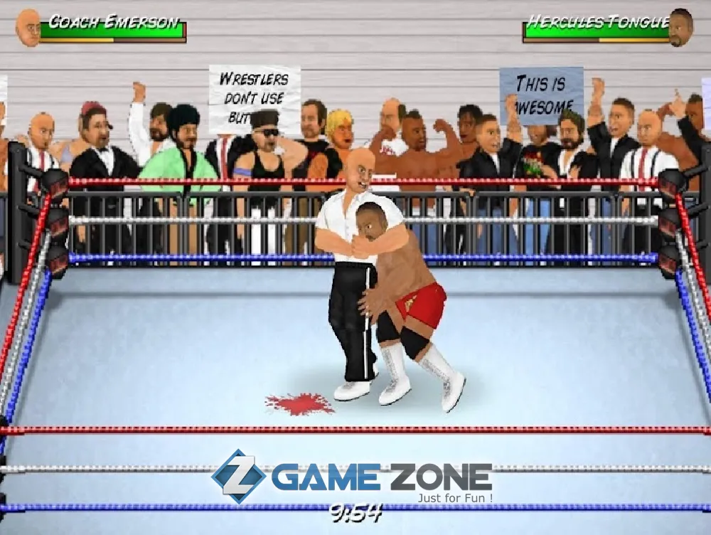 صورة من لعبة Wrestling Revolution