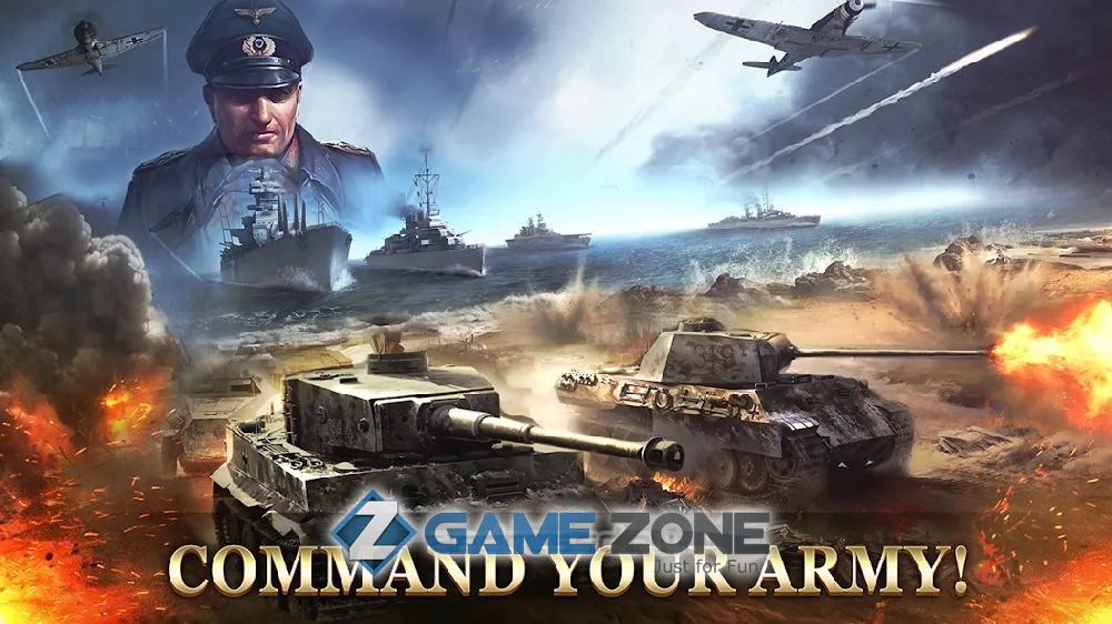 صورة من لعبة WW2: Strategy Commander [Много денег]