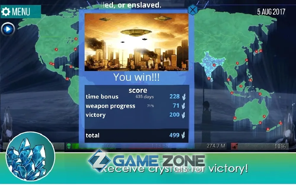 صورة من لعبة XCORE Galactic Plague [unlocked/много кристаллов]