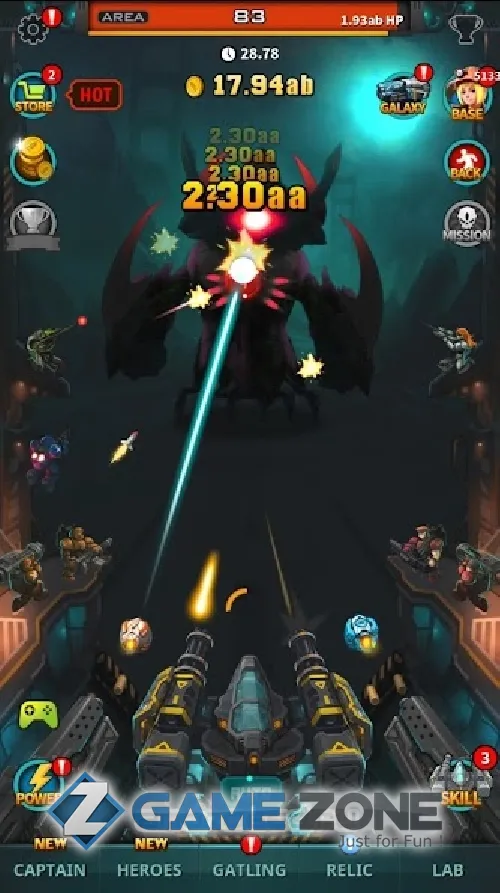 صورة من لعبة XTeam - SF Clicker RPG