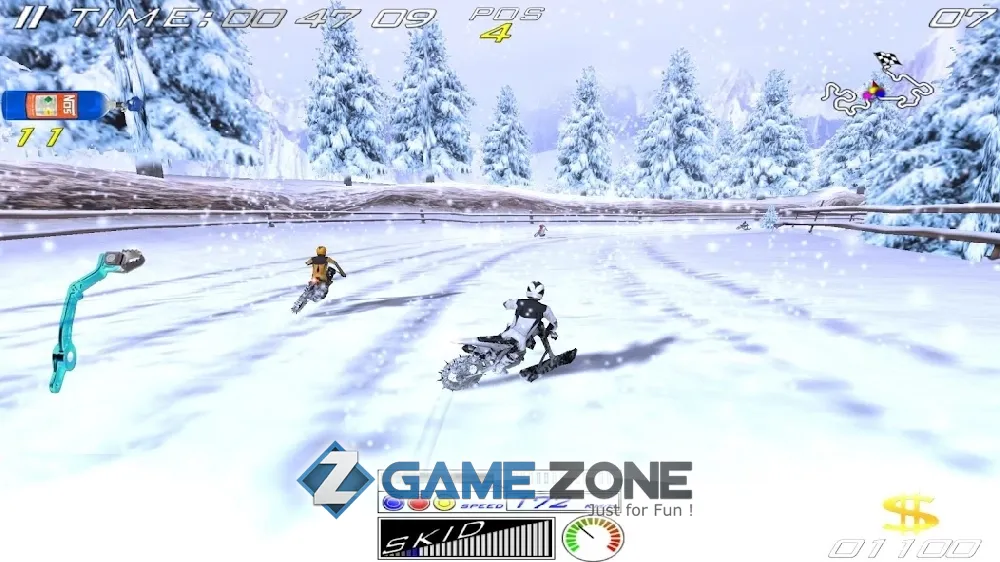 صورة من لعبة XTrem SnowBike [Mod Money]