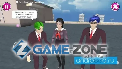 صورة من لعبة Yandere School Full Version