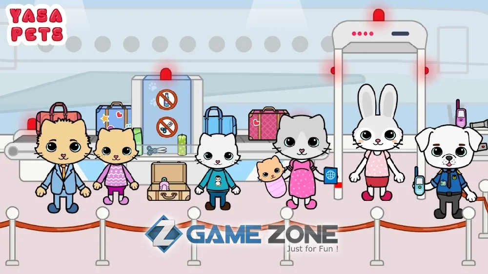 صورة من لعبة Yasa Pets Airport