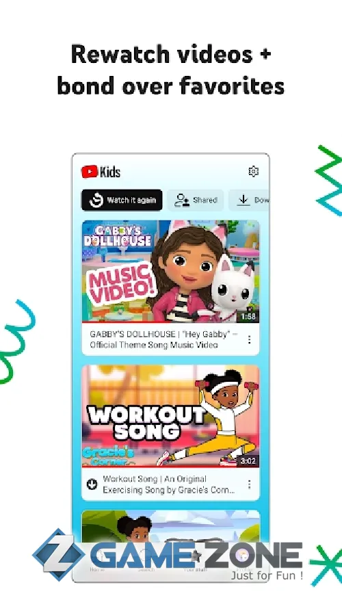 صورة من لعبة YouTube Kids