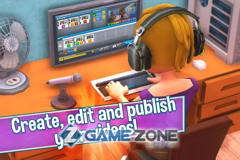 صورة من لعبة Youtubers Life - Gaming [Unlocked]