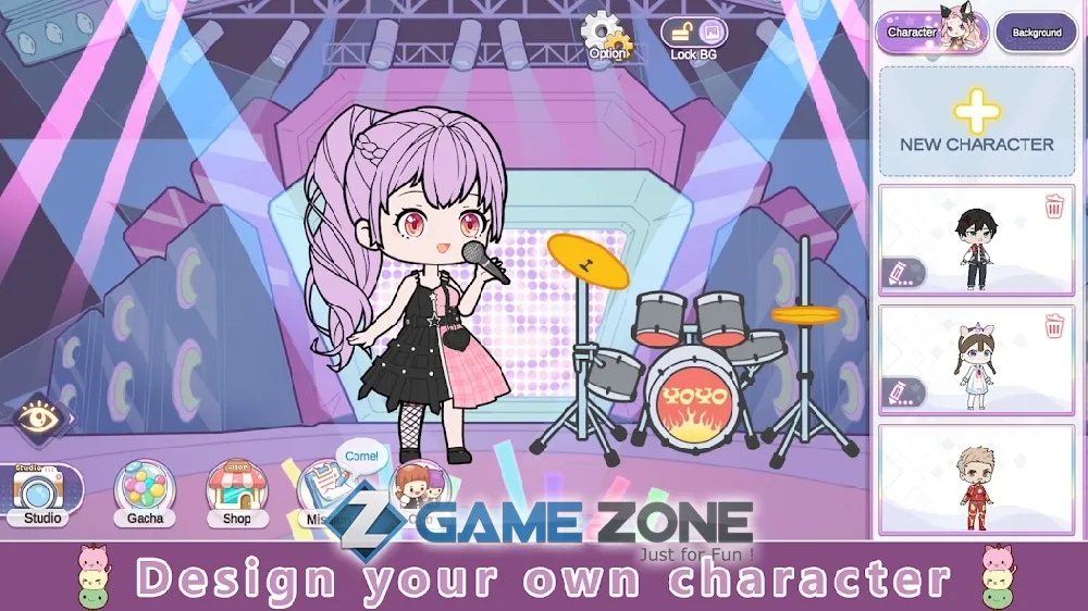 صورة من لعبة YOYO Doll dress up games avatar maker [unlocked]