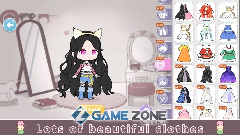 صورة من لعبة YOYO Doll dress up games avatar maker [unlocked]
