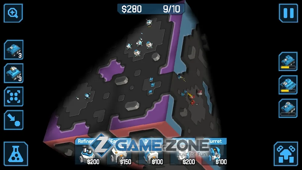 صورة من لعبة zCube - 3D RTS