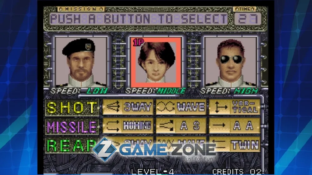 صورة من لعبة ZED BLADE ACA NEOGEO