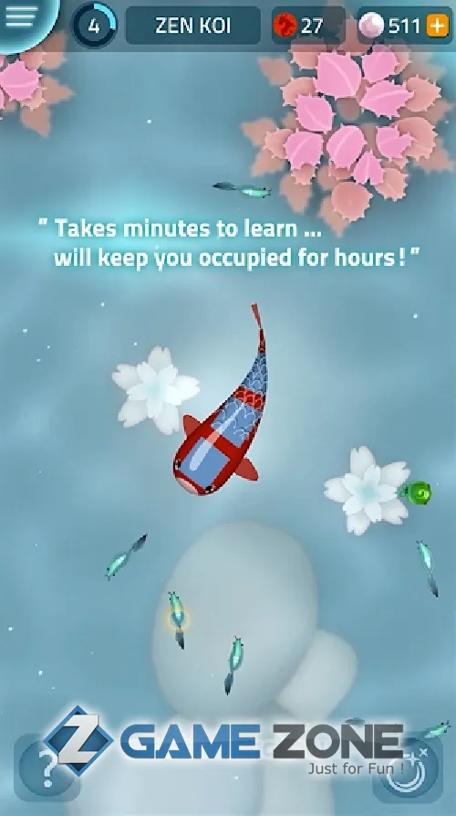 صورة من لعبة Zen Koi