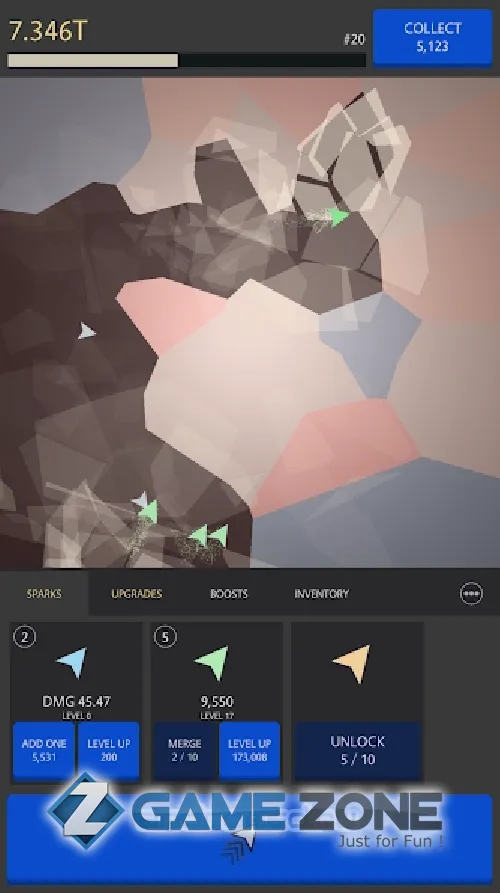 صورة من لعبة Zen Shards Idle Merge Game [Mod Money]
