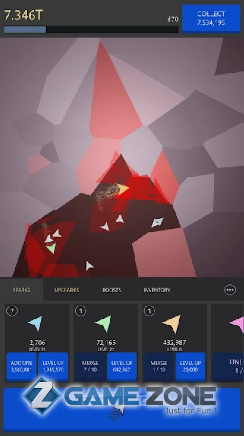 صورة من لعبة Zen Shards Idle Merge Game [Mod Money]