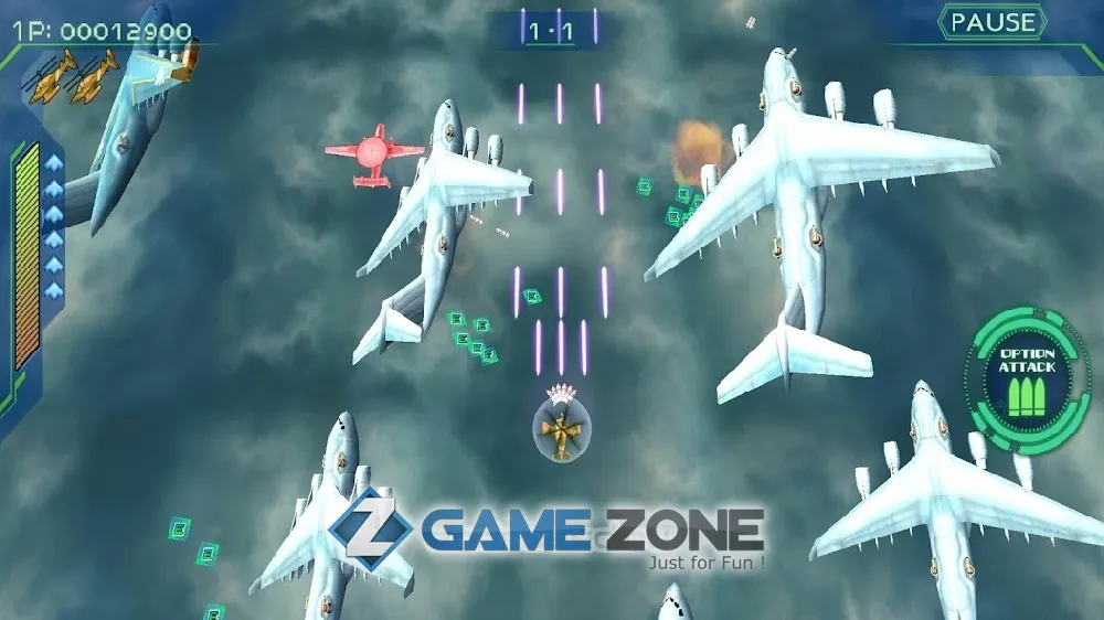 صورة من لعبة ZERO GUNNER 2 classic