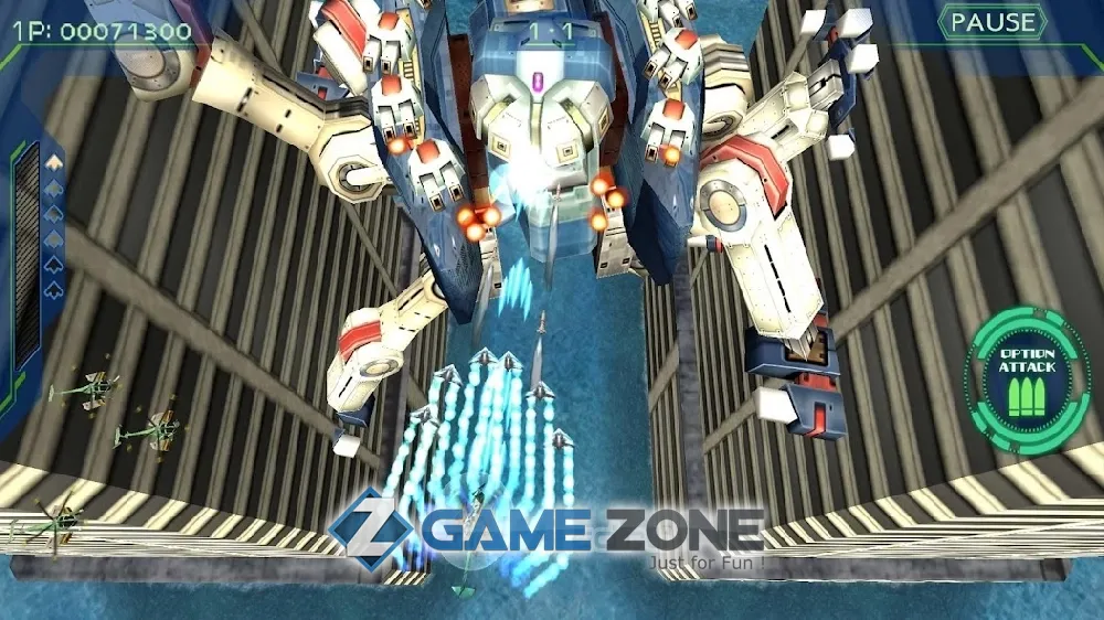 صورة من لعبة ZERO GUNNER 2 classic