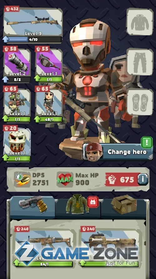 صورة من لعبة Zombero Archero Killer [Mod Menu]