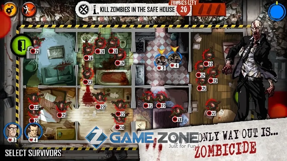 صورة من لعبة Zombicide: Tactics and Shotguns [Unlocked]