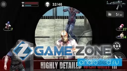 صورة من لعبة Zombie Assault Sniper [Много денег]