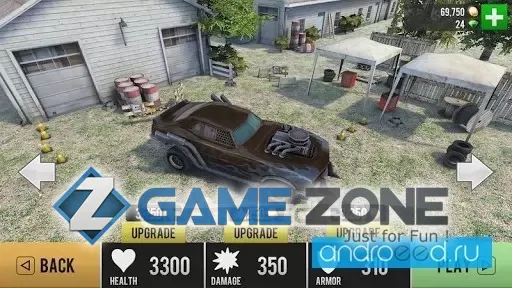 صورة من لعبة Zombie Drift [Много денег]