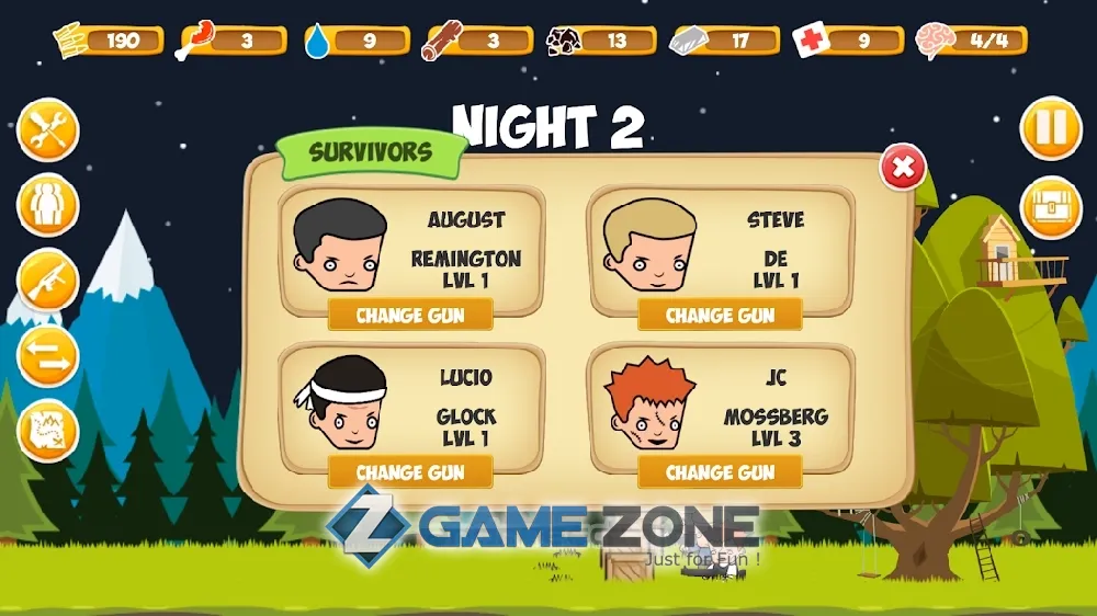 صورة من لعبة Zombie Forest