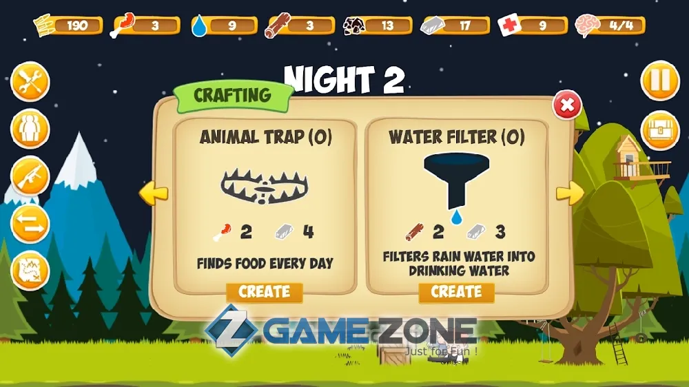 صورة من لعبة Zombie Forest