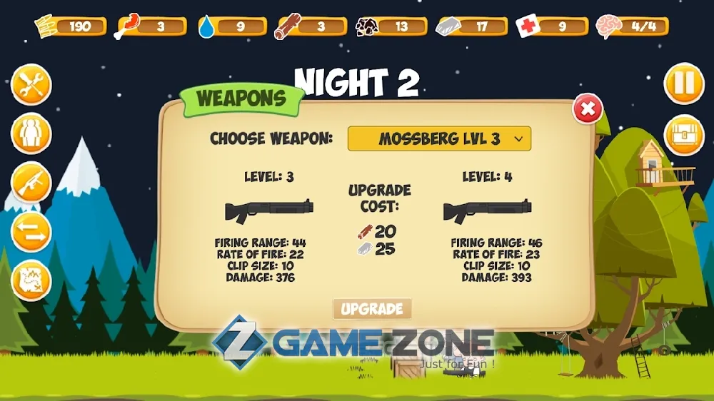 صورة من لعبة Zombie Forest