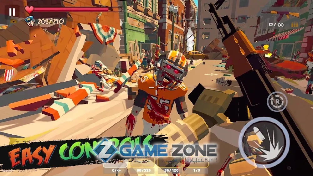 صورة من لعبة Zombie Poly [Mod Money]