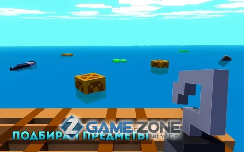 صورة من لعبة Zombie Raft 3D - Зомби Плот Выживание [Мод меню]