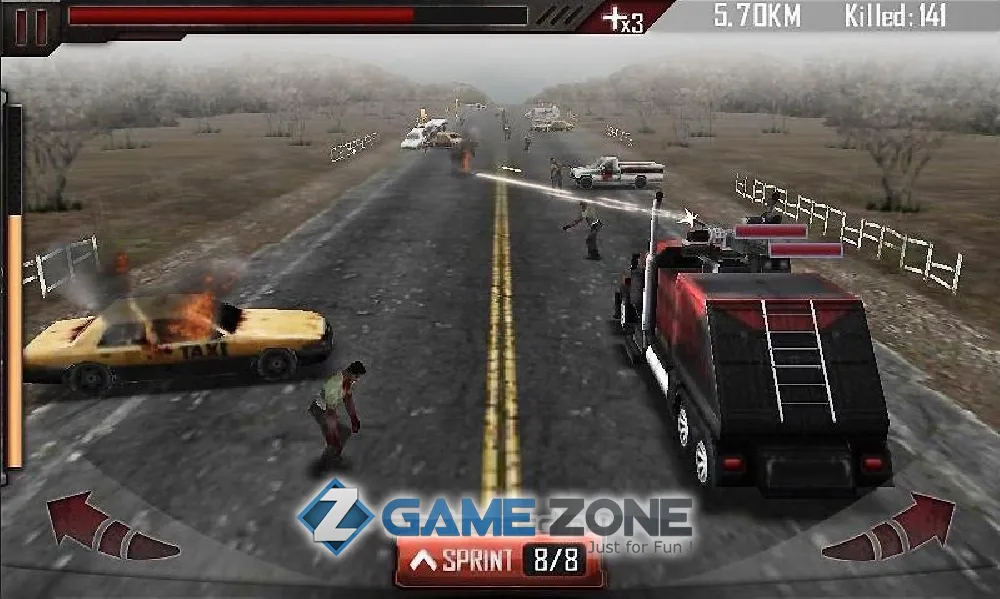 صورة من لعبة Zombie Road 3D [Много денег]
