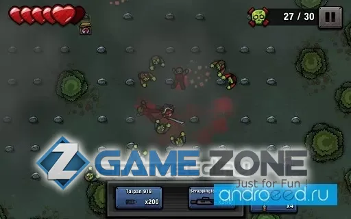 صورة من لعبة Zombie Scrapper