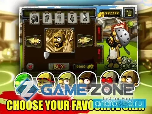 صورة من لعبة Zombie Smashball [Много денег]