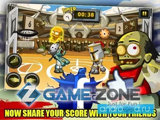 صورة من لعبة Zombie Smashball [Много денег]