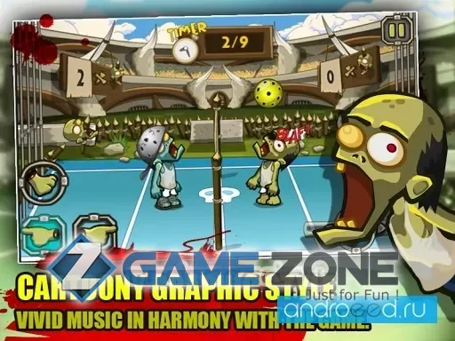 صورة من لعبة Zombie Smashball [Много денег]