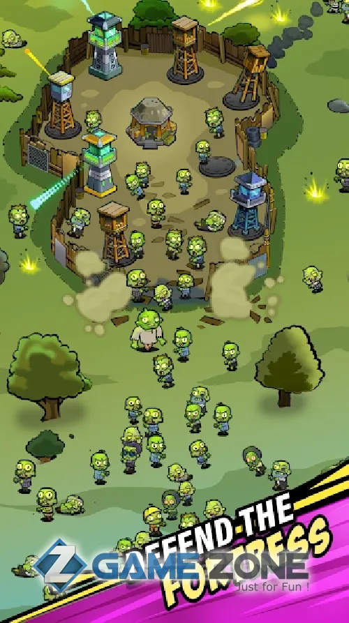 صورة من لعبة Zombie Towers [Mod Money]
