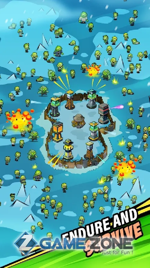 صورة من لعبة Zombie Towers [Mod Money]